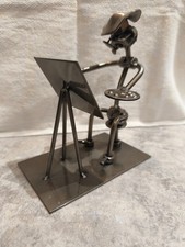 Scrap Metal Art Sculpture of a