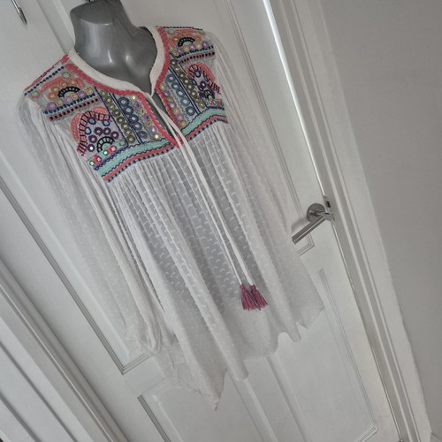 Zara size embroidered boho - s,