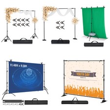Backdrop Banner Stand Background Support Kit 1.5/2/3/4M for Party Photo Studio