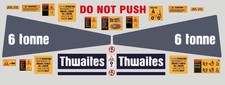 THWAITES 6 TONNE Dumper Decals