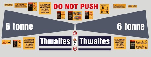 Thwaites tonne dumper - thwaites, 6