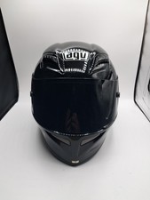 AGV K1 Full Face Motorbike Helmet Size ML 58 Matt Black Tinted Visor