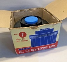 HANSA Vintage Roll Film Developing Tank 35mm Model F Made in JAPAN - Untested