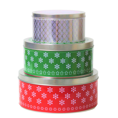 Christmas cake tins set - cake, of