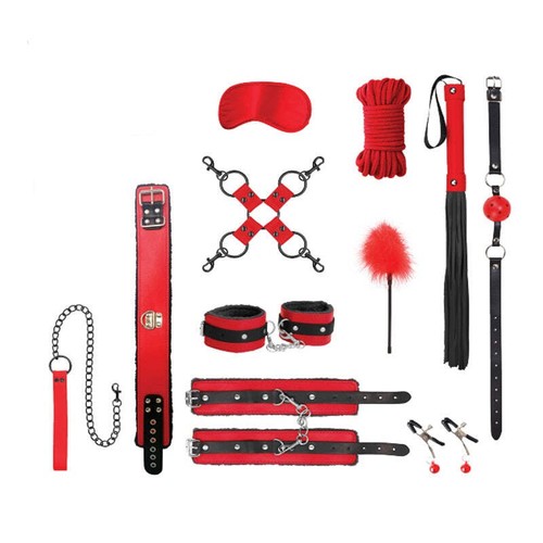 Couples red bondage - red,