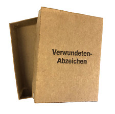 WWII German Army 1939 Wound Badge Award Issue Box - Verwundeten-Abzeichen.