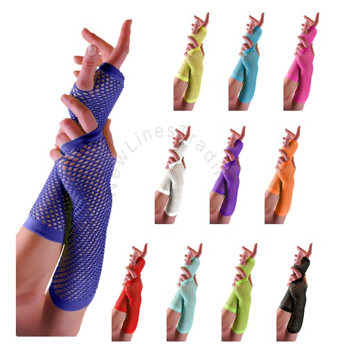 Fishnet gloves lace - fishnet,