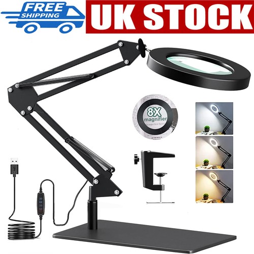 Desktop magnifying glass with - glass,