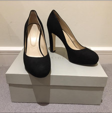 HOBBS Ladies Black Fine Suede