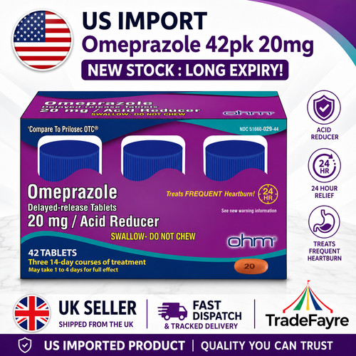 Omeprazole 20mg ohm - 20mg, (3x