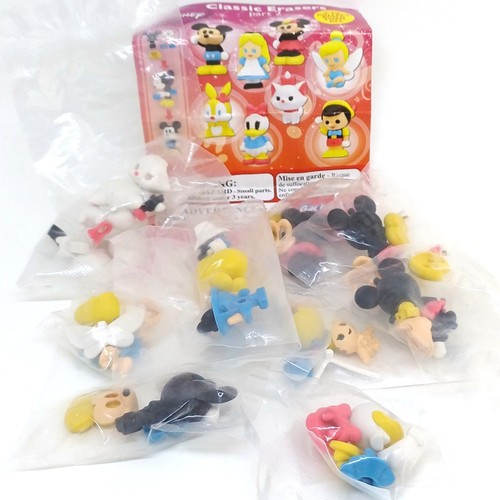 Disney classic erasers - 10,