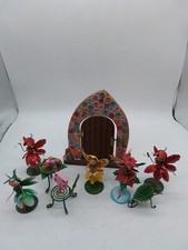 Miniature Magical Fairy Pixie Garden Ornaments With Wooden Door  for Trees