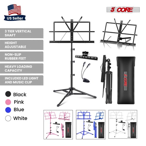 Core music stand adjustable - music,