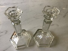 Pair Of Moulded Glass