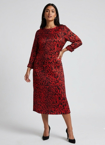 Zara stunning satin - zara, red