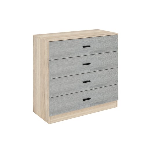 Modern oak drawer - chest, wide