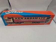 TEKNO MODELS - VOLVO CURTAINSIDE - KEN ABRAMS - 1/50 SCALE MODEL LORRY  NR 98