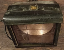 Vintage Strand Patt 137 Theatre Floodlight Includes Osram lamp & Gel Frame