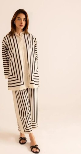 Printed suit silk type - 2, pc