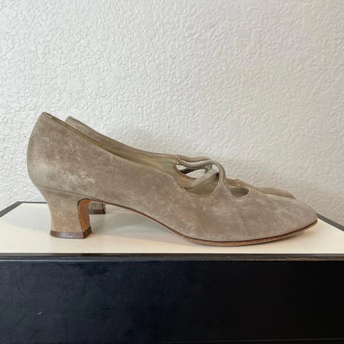 Salvatore ferragamo tan suede - salvatore,