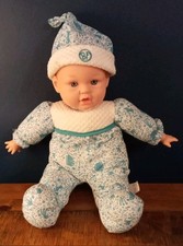 Vintage Goldberger 15" Baby Doll talking Working 