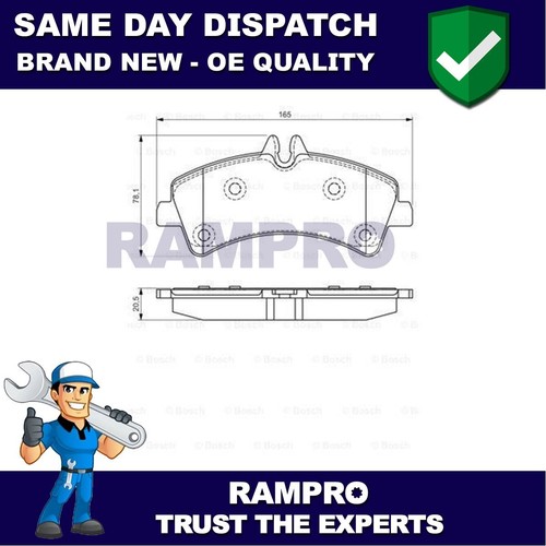 Rampro rear brake pads - rampro,