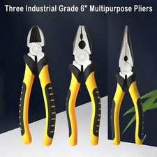 3PCS combination heavy duty pliers set, soft grip/combination/long mouth UK