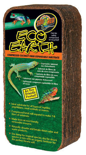 Zoo med eco earth brick - earth, 650g