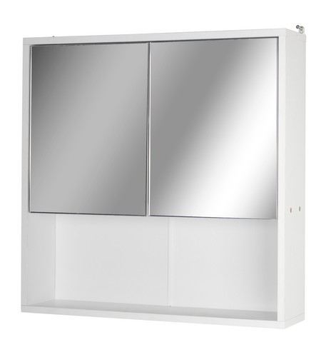 White wooden wall mounted - wooden,