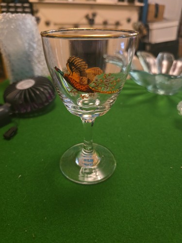 Pheasant sherry glass - pheasant,