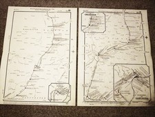 Railway history map plan