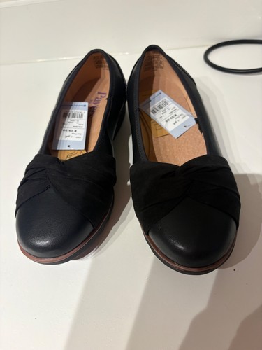 Pavers ladies black shoe - black,