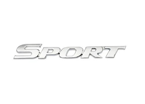 Chrome abs car - letters, logo