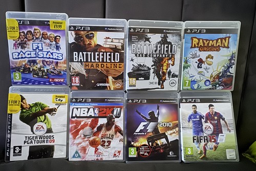Ps3 game bundle - game, x8