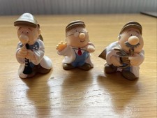 Tetley tea Folk Character Collectables - set Of 3 From 1995. Rare