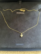 18 Carat Gold Diamond Heart