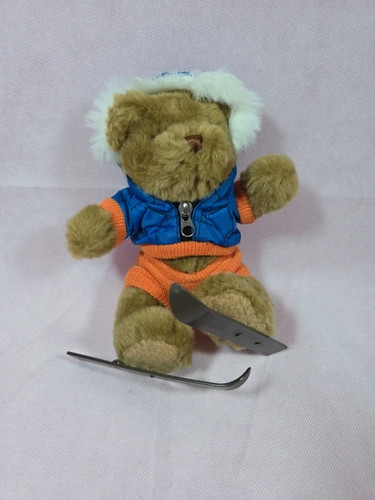 Scott the skier bear plush - scott,