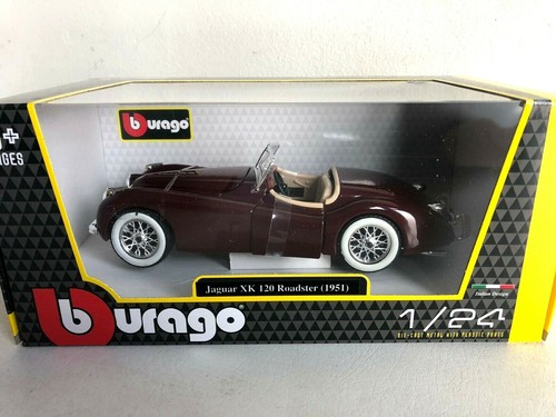 Burago jaguar 120 - jaguar, roadster