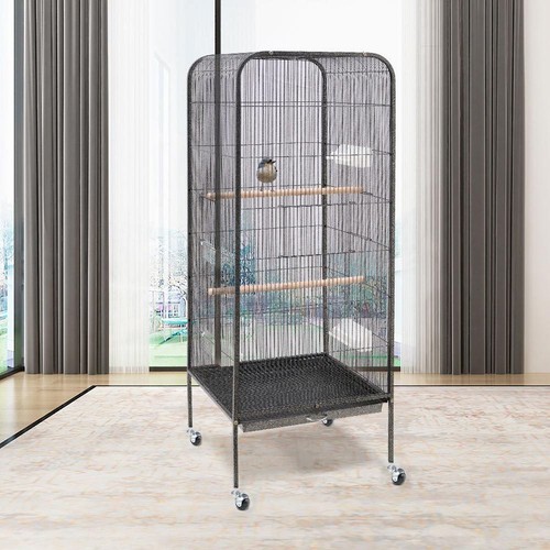 Rolling bird cage for - bird,