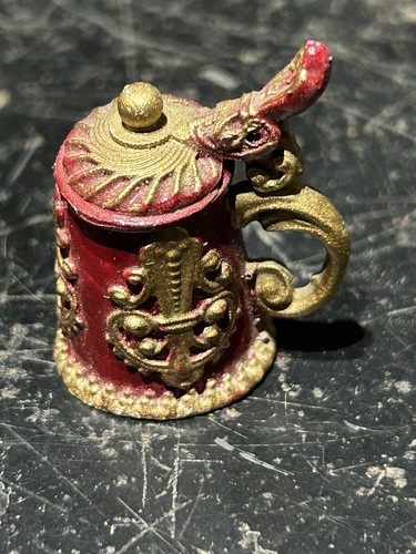 Vintage gish pewter beer - gish, stein