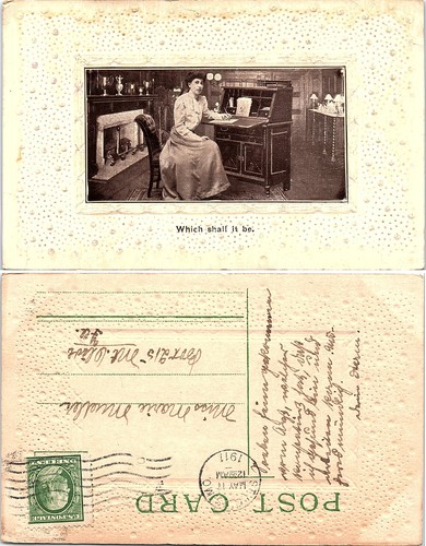 Vintage postcard which shall - postcard,