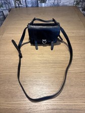 M&S Collection Ladies Black Handle and Adjustable Shoulder Strap Handbag