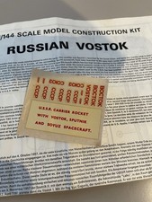 Airfix Vostok Instructions Original Vintage