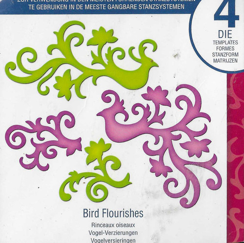 Spellbinders bird flourishes - spellbinders,