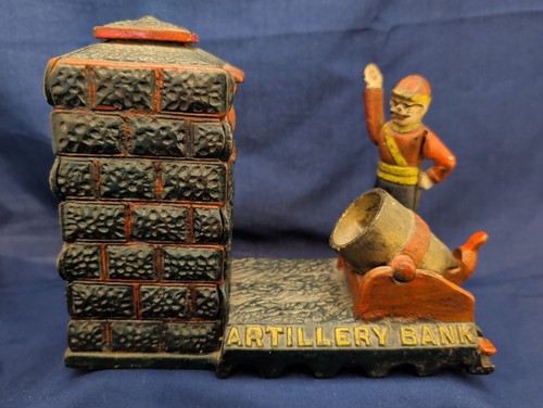 Vintage cast iron artillery - cast,