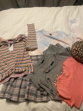 Girls Clothes Bundle Age 12-13 Skirt T Shirt Tops Jumper