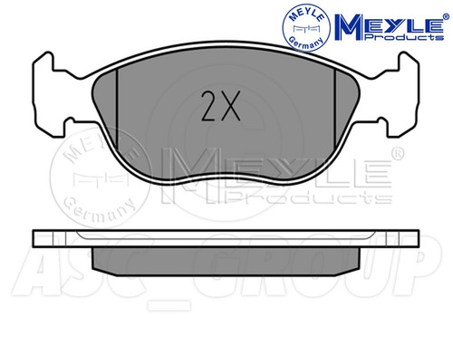 Meyle brake pad set front - meyle,
