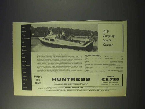 1959 huntress seagoing - huntress, 23