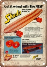 Skuda vintage skateboard - skateboard, ad