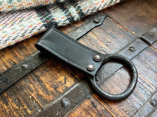 Axe frog belt holder leather - frog,